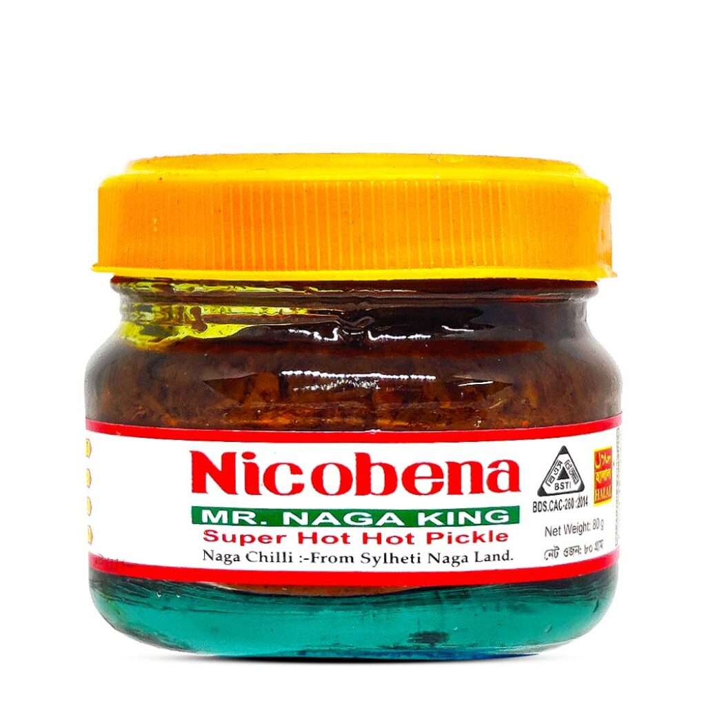 Nicobena Mr Naga King Super Hot Hot Pickle 80gm ShopNDrop