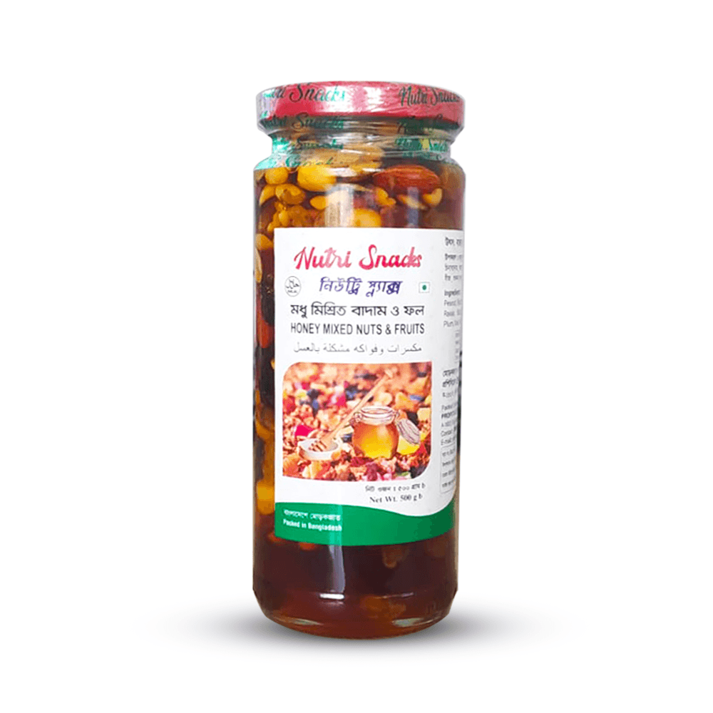 Mixed Fruits and Nuts With Honey - 500Gm