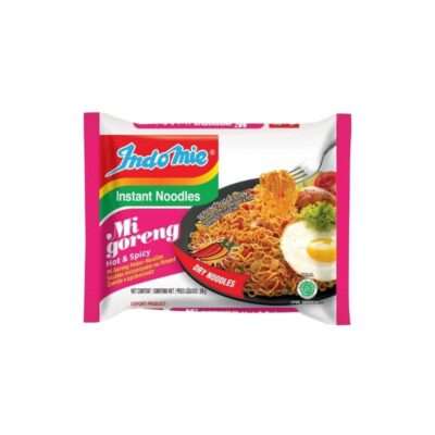 Indomie Mi Goreng Hot & Spicy Perisa Pedas- 80g, Buy1 get 1 combo.