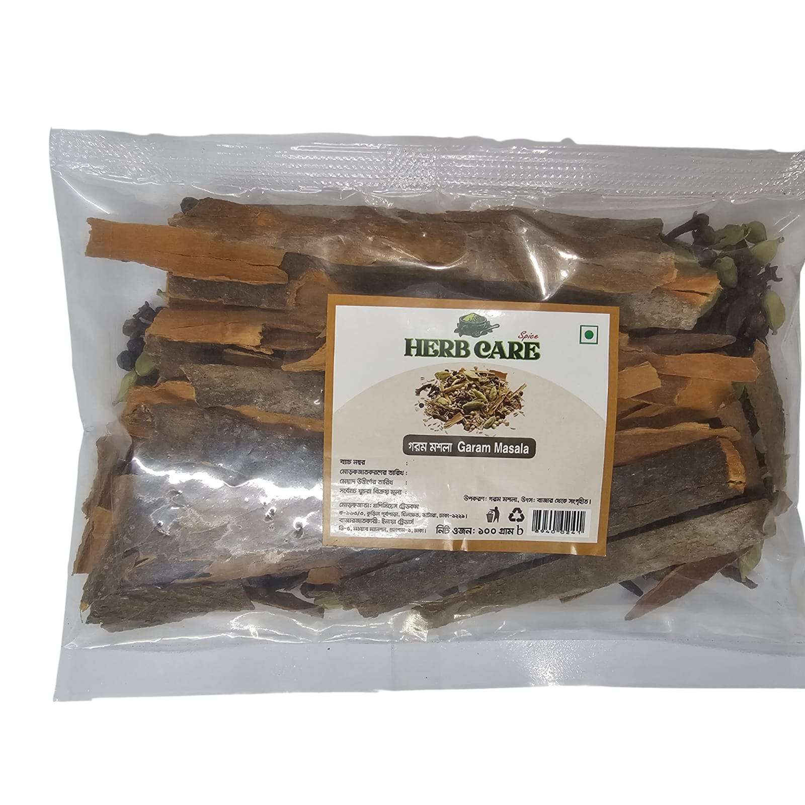 Herb Care Garom Masala 100g (গরম মশলা)